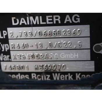 Typenschild Differential R440 Actros